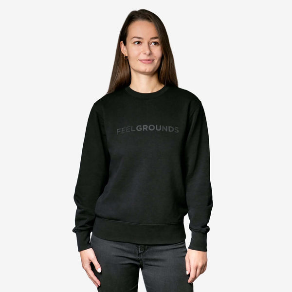 Unisex Pullover Fair & Eco - Black