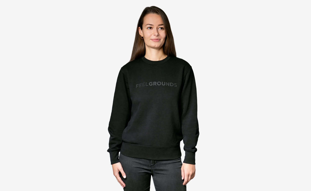 Unisex Pullover Fair & Eco - Black