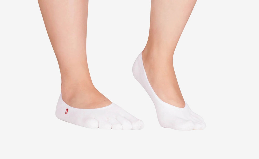 Zehensocken Füßlinge (1 Paar) - White